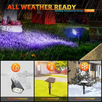 LEREKAM Solar Halloween Lights Outdoor Halloween Decorations Outdoor 2 Pack - Image 2
