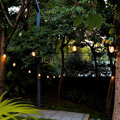 GANA 12V Low Voltage & Safe LED Outdoor String Lights,96FT 30 Shatterproof Bulbs, 2200K Warm White Pergola Lights for Your House's, Garden, Fence, Porch,Balcony,and Bistro（96FT） - Image 7