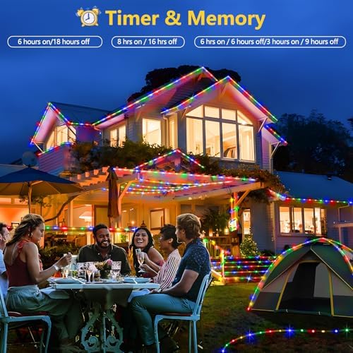 KNONEW 1000 LED Rope Lights Outdoor 328FT Rope Light for Outside Waterproof - Image 3