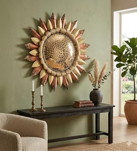Regal Art & Gift Large Metal Sun Wall Decor, Indoor & Outdoor Sunburst Art - Image 3