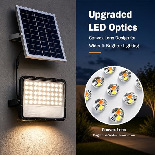 Solar Lights Outdoor, Solar Flood Lights Outdoor with Motion Sensor - Image 5