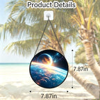 9.84 Inch Stained Glass Window Hanging Desert Cowboy Journey Suncatcher for Doors Garden Patio Sun Catchers Decor Mother's Day Father's Day Birthday for Women Men Mom Nana Friend - Image 4