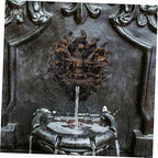 Yardwe Dragon Head Wall Fountain Outdoor Garden Decor Solar Water Fountain Resin Material Easy Install - Image 4