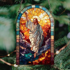 Radiant Mosaic Jesus Christ Acrylic Suncatcher - Image 4