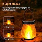 Solar Lantern Outdoor Lights Large Waterproof Flickering Flame Solar Lantern for Yard Garden Patio Hanging Tabletop Decor (5 Pcs) - Image 4
