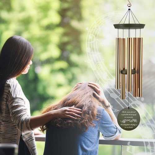 Personalized Memorial Wind Chimes Butterfly Gifts for Funeral - Image 2