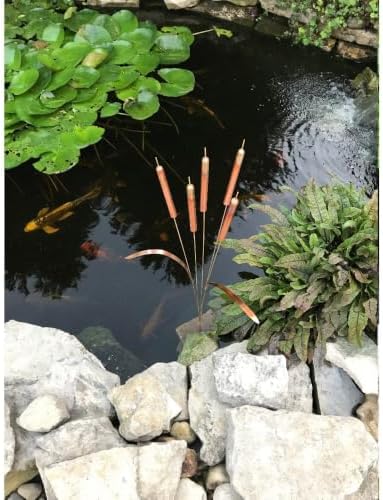 36" Copper Cattail Wind Chimes for Outdoor, Modern Wind Chimes (One) - Image 4