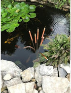 36" Copper Cattail Wind Chimes for Outdoor, Modern Wind Chimes (One) - Image 4
