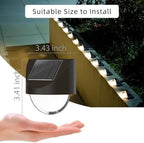 Solar Step Lights Outdoor, Solar Powered Stair Lights Outdoor Waterproof for Front Step, Yard, Patio, Porch, Fence and Deck Decor (12) - Image 6