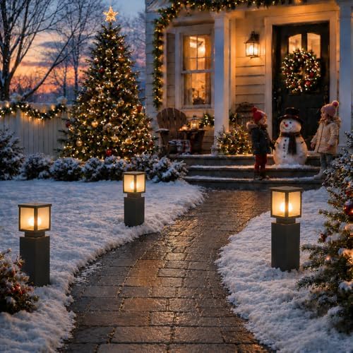 Landscape Pathway Lights for Outdoor, Hardwired E26 3000K Walkway Lighting - Image 7