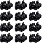 LEONLITE 12-Pack Low Voltage Landscape Wire Connector, Outdoor Light Cable Connectors for Pathway Lights/In-ground Lighting/Spotlight, UL Listed, 12-18 Gauge by LEONLITE