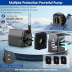 Biling 12W Solar Pond Pump Dry-Run Protection Quiet Fountain Pump Bird Bath - Image 4
