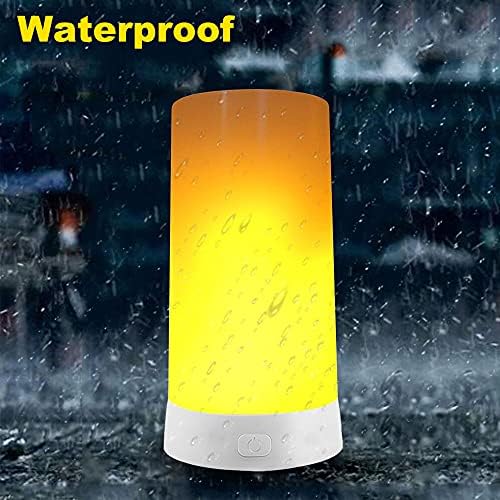 2PCS LED Flame Light, USB Rechargeable Flame Lamp with Remote & Timer - Image 4