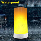 2PCS LED Flame Light, USB Rechargeable Flame Lamp with Remote & Timer - Image 4