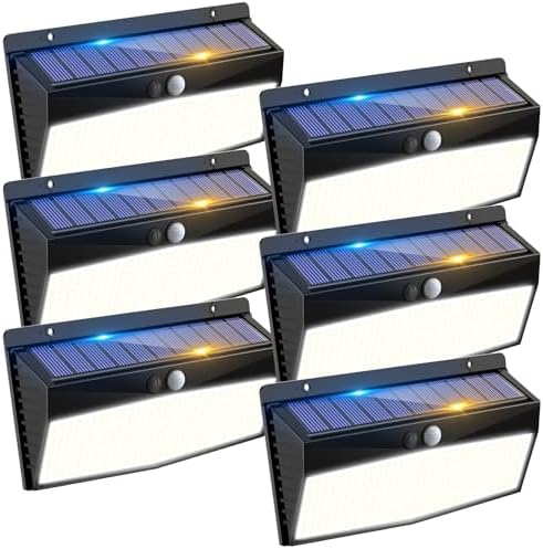 Peasur Solar Motion Sensor Lights Outdoor Waterproof with 3 Lighting Modes by Peasur