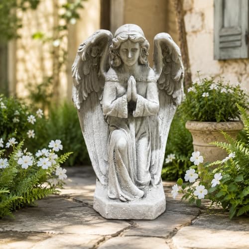 16.73 Inch Praying Angel Statue Garden Statue, Large Yard Statues by Unknown