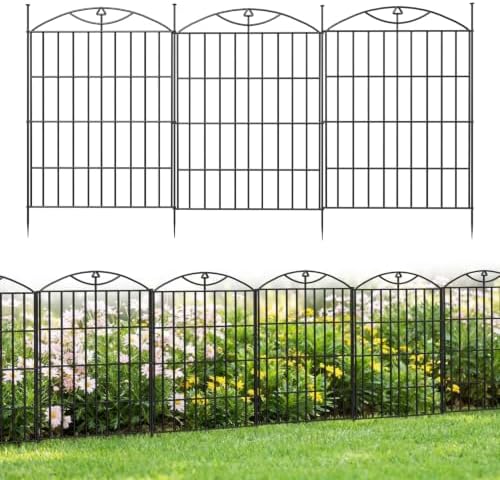 Garden Fence, 32in (H) x24ft (L) Garden Fencing Animal Barrier, 12 Panels by Unknown