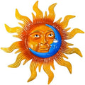 25.7'' Large Size Metal Sun Outdoor Wall Art Decor, Sun&Moon Outside Metal Art Rust Proof Wall Sculpture, Ideal for for Yard, Bedroom, Patio, Garden, Fence, Deck Pool Home and Farmhouse (Large sun) by MeduofonProvidehigh-qualityproductsandfirst-classservice