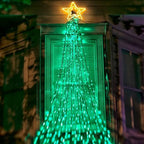 KAQ 2pack 500LED Solar String Lights Outdoor Waterproof Green - Image 5