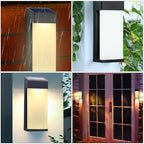 OSALADI Xmas Solar Powered Outdoor Wall Light Waterproof Garden Lamp - Image 6