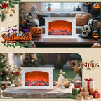 Fireplace Lanterns Decorative,Large LED Fireplace Lamp,Fake Fireplace Decor - Image 6