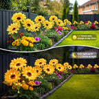4Pack Sunflower Solar Lights Outdoor Waterproof Stake Light for Pathway - Image 6