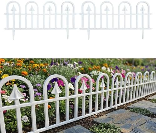 LaLaGreen Landscape Edging Panels (24in, 20 Pack) Garden Border Flower Fence by L%C3%A1L%C3%A1Green