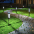 VOLISUN Solar Pathway Lights,8 Pack LED Solar Lights Outdoor Waterproof, Landscape Lighting,Cool White Color Solar Path Lights,Landscape Lights,Solar Garden Lights for Yard Lawn Driveway Walkway by VOLISUN