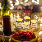 Merry Christmas Tree Battery Operated Flickering Candles with Timers Flameless Candles with Remote Outdoor Porch LED Lights for Winter Home Decorations - Image 6