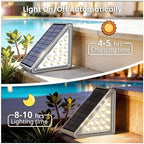 JEJOT 16 Pack Solar Step Lights Outdoor Waterproof, Solar Stair Light,Gray - Image 6