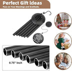 Retirement Gift for Woman Men, 32" Wind Chimes Retirement Gifts, Happy Retirement Gifts for Coworker Colleague Boss Teachers Nurses Friends, Going Away Gifts Retirement Decorations (Black) - Image 4