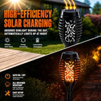 Solar Flame Lights Outdoor Waterproof 16 Pack Flickering Torches - Image 5