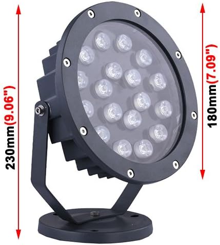 18W Green LED Outdoor Wall Wash Flood Light Fixture Project Spot Lamp DC 24V - Image 2