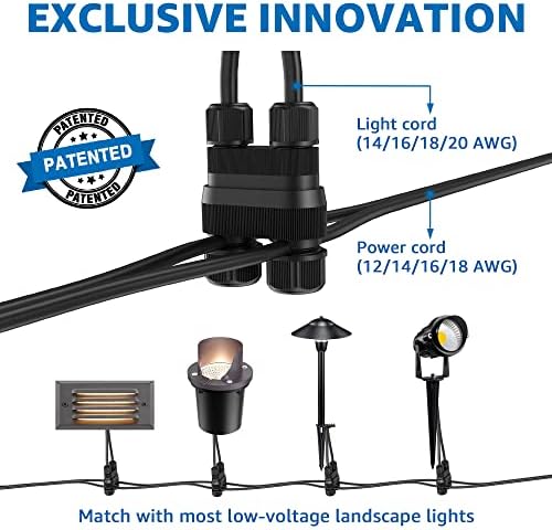 SUNVIE 5W Low Voltage Step Lights 6 Inch Outdoor Aluminum Brown, 12-Pack - Image 6