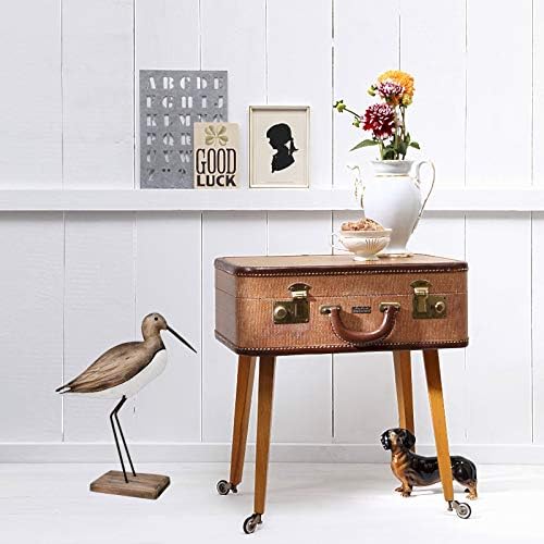 Bird Yard Garden Stake Decorative Crane Yard Stake, Crane Garden Decor Wood Yard Art Decor Outdoor Garden Decoration for Patio Porch Lawn Pathway Backyard (S) - Image 3