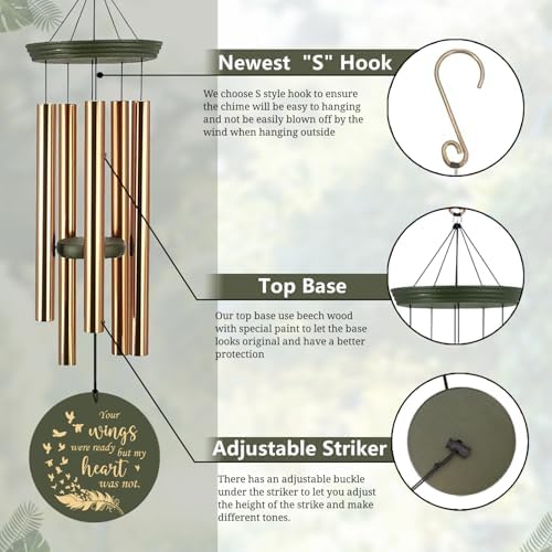 Personalized Memorial Wind Chimes for Loss of Loved Ones - Image 4