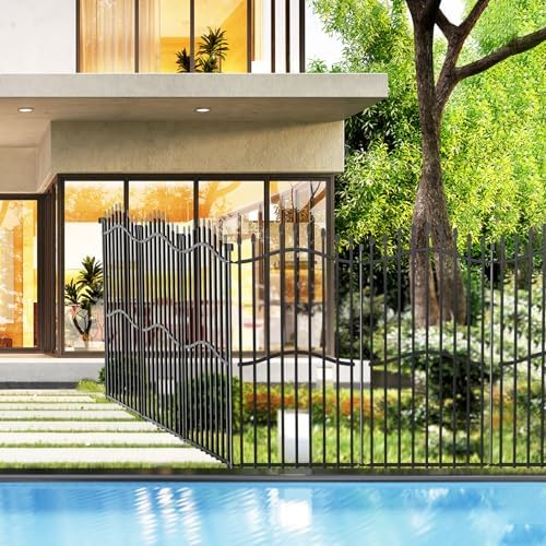 No Dig Garden Fence 48" H x 18'L Decorative Yard Dog Outdoor Panels - Image 6