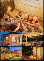 Brightown 78FT Solar String Lights Outdoor, 35+1 Shatterproof LED Bulbs - Image 7