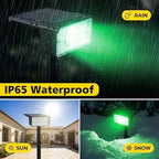T-SUN Green Solar Spot Lights Outdoor Waterproof, 4 Pack - Image 5