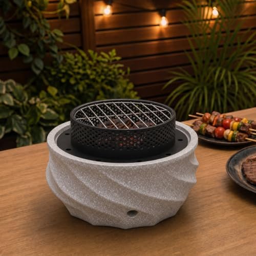 Outdoor Tabletop Fire Pit Small Fire Stove for Balcony 11.42" - Image 2