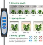 Aumtrly Grow Light Black 2 Pack, Full Spectrum Indoor Plant Light with Base - Image 2
