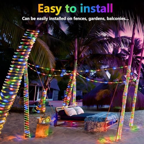 KNONEW 1000 LED Rope Lights Outdoor 328FT Rope Light for Outside Waterproof - Image 6