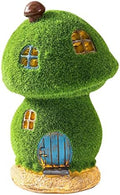 Mushroom Fairy House Decor - Figurine Lights Outdoor Solar Fairy Garden House for Patio Lawn Yard Ornaments, Housewarming Gift 7.4 inch by Darkdec