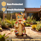 Solar Funny Garden Gnomes Figurine with Colorful LED Lights - Image 5