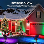 InnoGear 4 Solar Lights Outdoor for Halloween Christmas Xmas, 4 Colors - Image 3