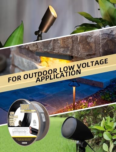 COLOER 10/2 Low Voltage Landscape Lights Wire 500ft 10 Gauge 2 Conductor - Image 6