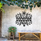 MeMate Custom Name Garden Sign - Metal Flowers Art Decoration, Personalized, 8-24 Inches, Housewarming Gift - Image 4