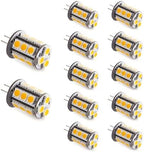 T3 G4 Bi-pin LED Light Bulb 12V, 3W Pathway Light Bulbs 12-Pack by Makergroup