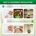 SANSI Puck Grow Lights for Indoor Plants, 20W 4-Head Plant Light with Timer - Image 6