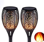 TRENDY Moon Solar Lights Outdoor,Waterproof Flickering Flames Torches Light 96 LED Spotlights Landscape Decor Lighting Dusk to Dawn Auto On/Off Security Torch Light for Garden Patio Driveway (2 Pack) by Unknown